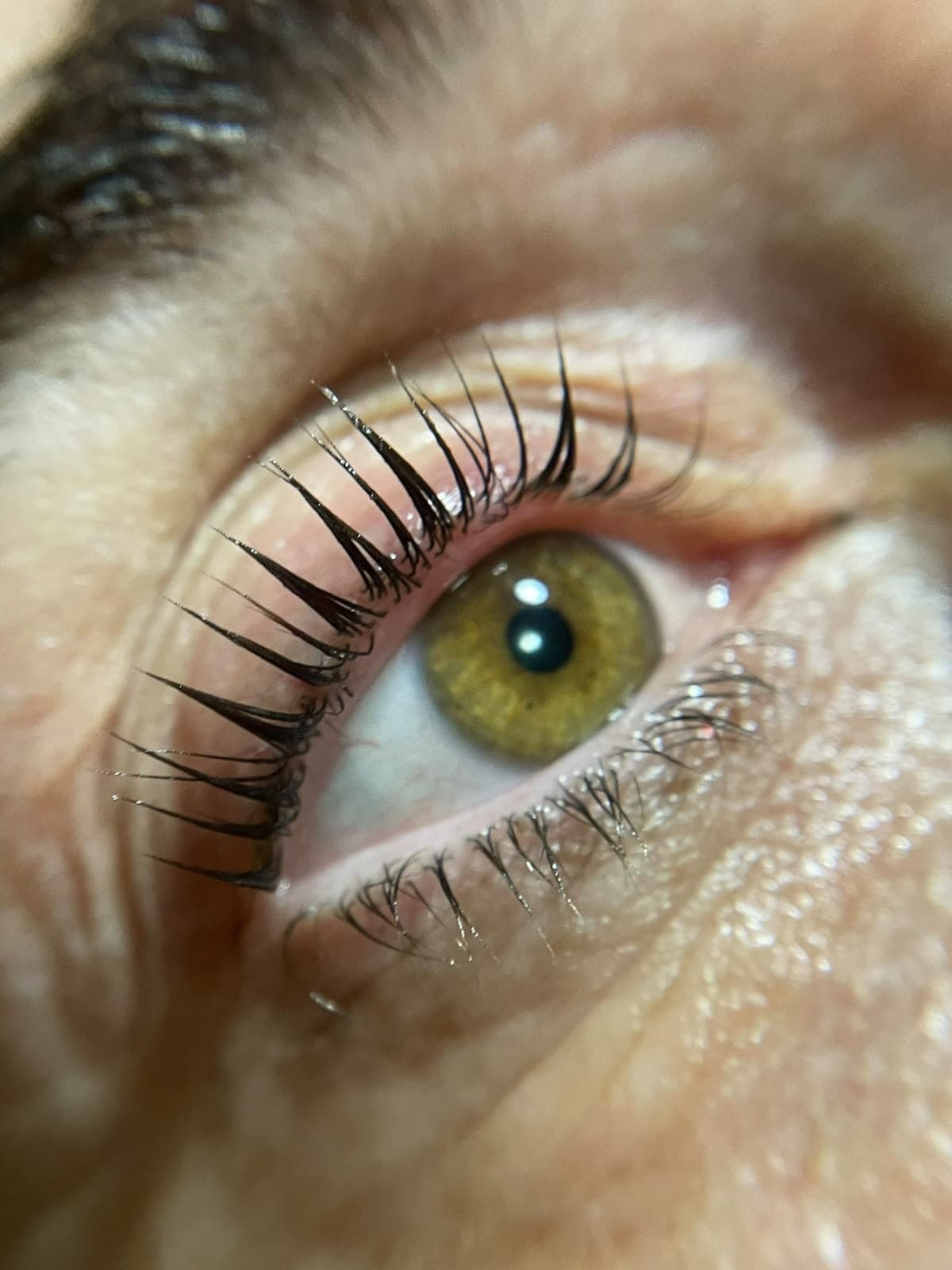 Depois de Lash Lifting